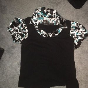 AB Studio Dress Shirt and Sweater Combo